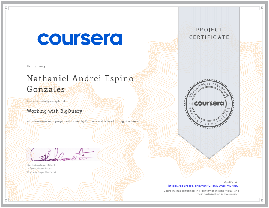 Cloud Computing Certificate