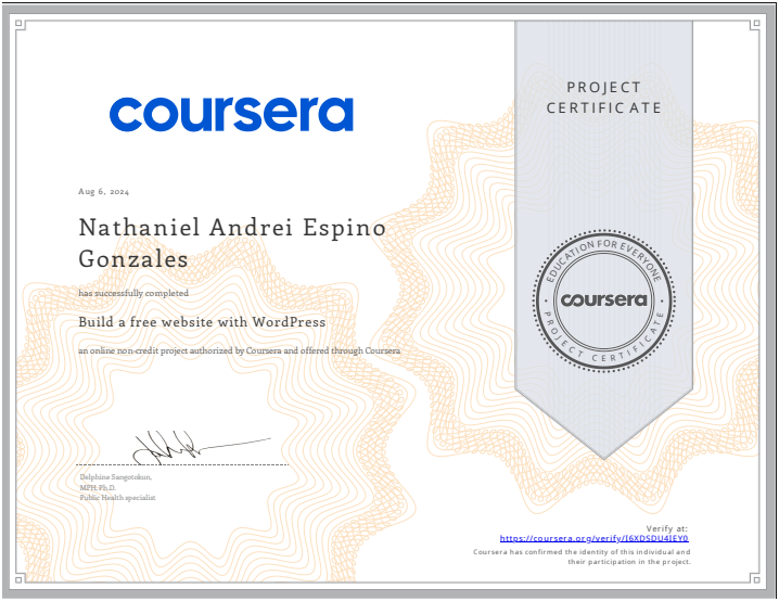 Database Management Certificate