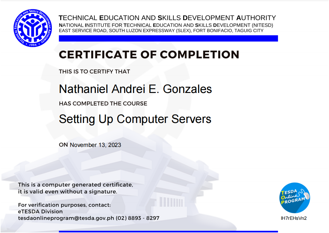 Cloud Computing Certificate