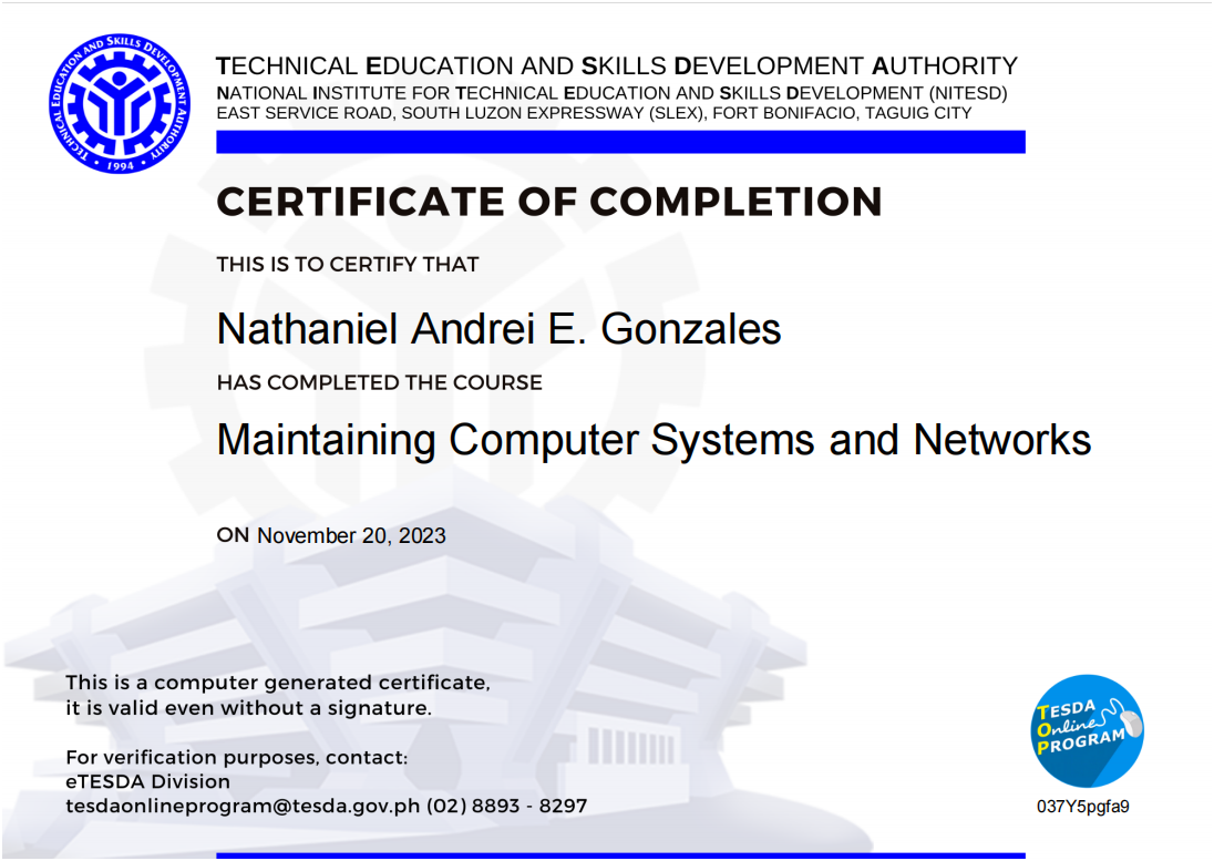 Cloud Computing Certificate